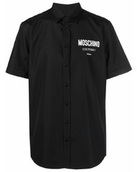 schwarzes Kurzarmhemd von Moschino
