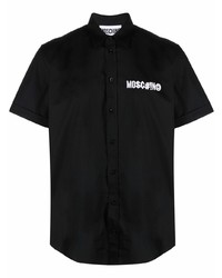 schwarzes Kurzarmhemd von Moschino