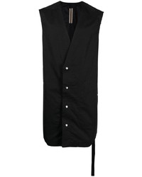 schwarzes Kurzarmhemd von Rick Owens DRKSHDW