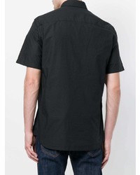 schwarzes Kurzarmhemd von Love Moschino