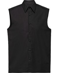 schwarzes Kurzarmhemd von Prada