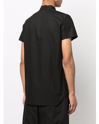 schwarzes Kurzarmhemd von Rick Owens