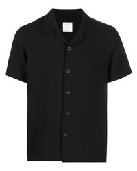 schwarzes Kurzarmhemd von Sandro Paris