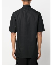 schwarzes Kurzarmhemd von Maison Margiela