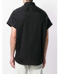 schwarzes Kurzarmhemd von Versace Collection