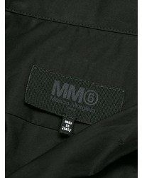 schwarzes Kurzarmhemd von MM6 MAISON MARGIELA