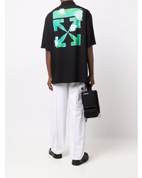 schwarzes Kurzarmhemd von Off-White