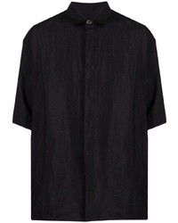 schwarzes Kurzarmhemd von Uma Wang