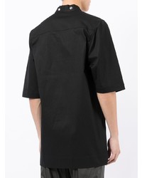 schwarzes Kurzarmhemd von Rick Owens