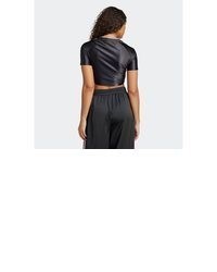 schwarzes kurzes Oberteil von adidas Originals