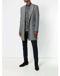 schwarzes Langarmhemd mit Paisley-Muster von Etro