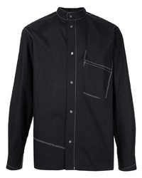 schwarzes Langarmhemd von 3.1 Phillip Lim