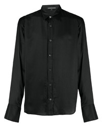 schwarzes Langarmhemd von Ann Demeulemeester