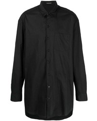 schwarzes Langarmhemd von Ann Demeulemeester