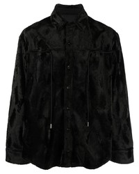 schwarzes Langarmhemd von AV Vattev