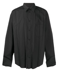 schwarzes Langarmhemd von Balenciaga