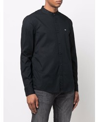 schwarzes Langarmhemd von Calvin Klein