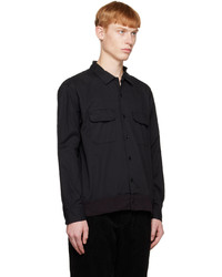 schwarzes Langarmhemd von Engineered Garments