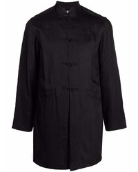 schwarzes Langarmhemd von Black Comme Des Garçons