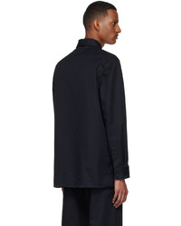 schwarzes Langarmhemd von Balenciaga