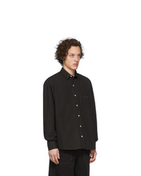 schwarzes Langarmhemd von Jacquemus