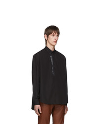 schwarzes Langarmhemd von Givenchy