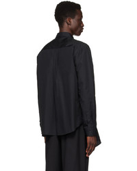 schwarzes Langarmhemd von Simone Rocha