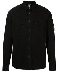 schwarzes Langarmhemd von C.P. Company