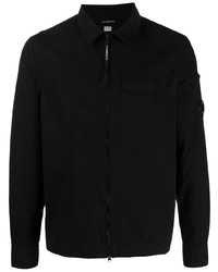 schwarzes Langarmhemd von C.P. Company