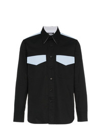 schwarzes Langarmhemd von Calvin Klein 205W39nyc