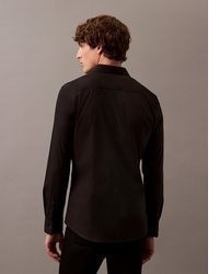 schwarzes Langarmhemd von Calvin Klein