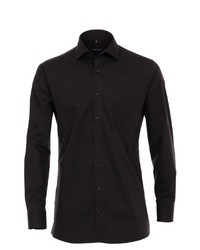 schwarzes Langarmhemd von Casamoda