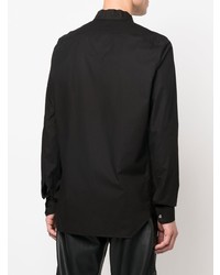 schwarzes Langarmhemd von Rick Owens