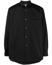 schwarzes Langarmhemd von Comme Des Garcons SHIRT