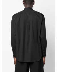 schwarzes Langarmhemd von Comme Des Garcons SHIRT