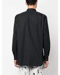 schwarzes Langarmhemd von Comme Des Garcons SHIRT