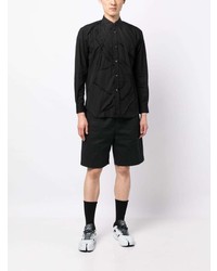 schwarzes Langarmhemd von Comme Des Garcons SHIRT