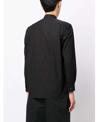 schwarzes Langarmhemd von Comme Des Garcons SHIRT