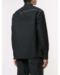 schwarzes Langarmhemd von 3.1 Phillip Lim