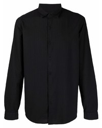schwarzes Langarmhemd von Costumein