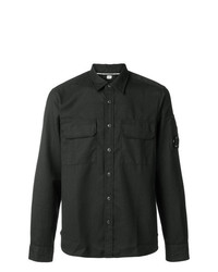 schwarzes Langarmhemd von CP Company