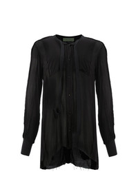 schwarzes Langarmhemd von Di Liborio