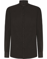 schwarzes Langarmhemd von Dolce & Gabbana