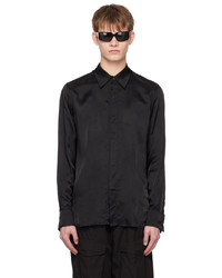 schwarzes Langarmhemd von Dries Van Noten