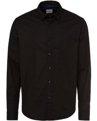 schwarzes Langarmhemd von edc by Esprit