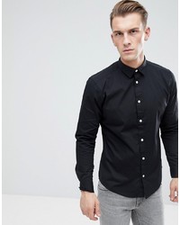 schwarzes Langarmhemd von Esprit