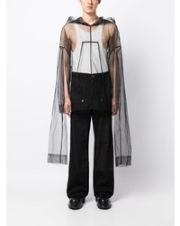 schwarzes Langarmhemd von Rick Owens