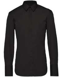 schwarzes Langarmhemd von Ferragamo