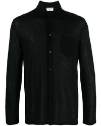 schwarzes Langarmhemd von Filippa K