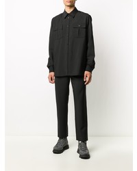 schwarzes Langarmhemd von Acne Studios